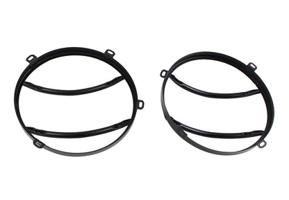 Jeep JK Headlight and Marker Cover Set 6 Pieces 07-18 Wrangler JK Textured Black Kentrol-1