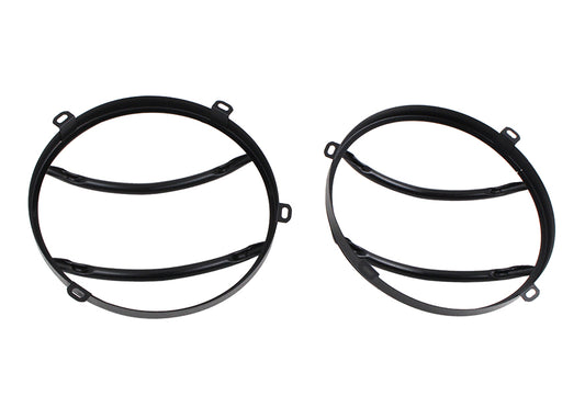 Jeep JK Headlight and Marker Cover Set 6 Pieces 07-18 Wrangler JK Textured Black Kentrol-1