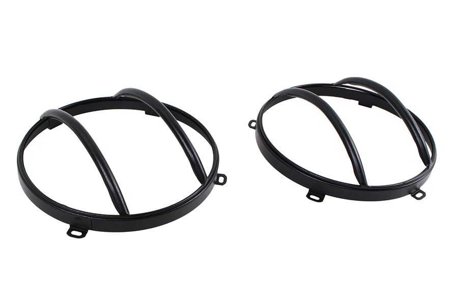 Kentrol Jeep JK Headlight and Marker Cover Set 6 Pieces 07-18 Wrangler JK Textured Black Kentrol