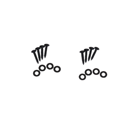 Jeep JK Headlight and Marker Cover Set 6 Pieces 07-18 Wrangler JK Textured Black Kentrol-5