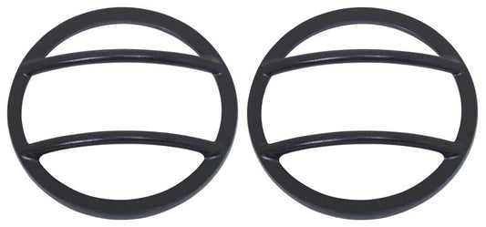 Kentrol Jeep JK Fog Light Cover Pair 07-18 Wrangler JK Textured Black Kentrol