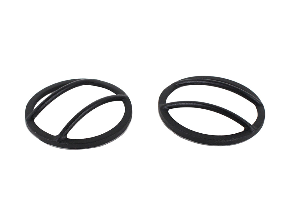 Kentrol Jeep JK Fog Light Cover Pair 07-18 Wrangler JK Textured Black Kentrol