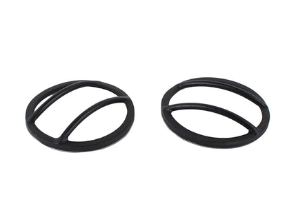 Jeep JK Fog Light Cover Pair 07-18 Wrangler JK Textured Black Kentrol-1