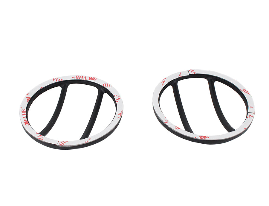 Kentrol Jeep JK Fog Light Cover Pair 07-18 Wrangler JK Textured Black Kentrol