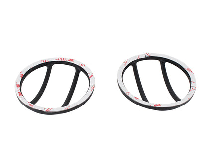 Jeep JK Fog Light Cover Pair 07-18 Wrangler JK Textured Black Kentrol-2