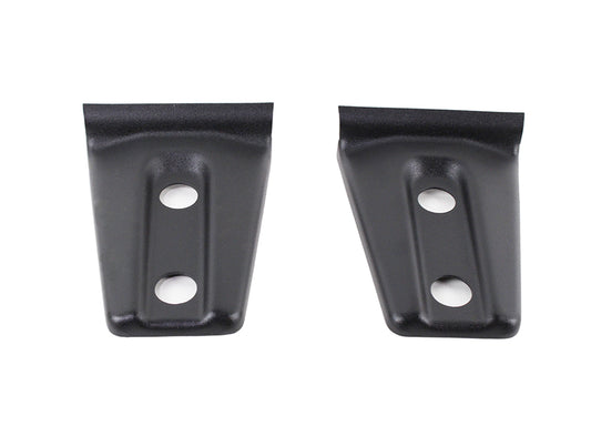 Jeep JK Hood Hinge Overlays Pair 07-18 Wrangler JK Textured Black Kentrol-1