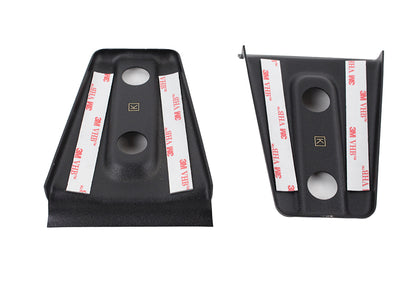 Jeep JK Hood Hinge Overlays Pair 07-18 Wrangler JK Textured Black Kentrol-2