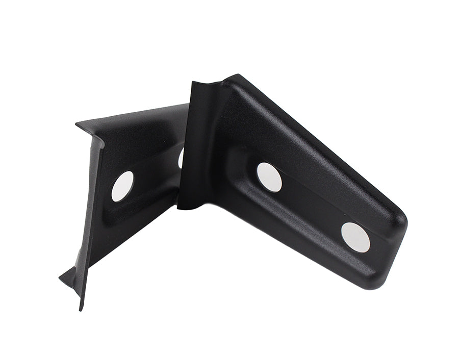 Kentrol Jeep JK Hood Hinge Overlays Pair 07-18 Wrangler JK Textured Black Kentrol