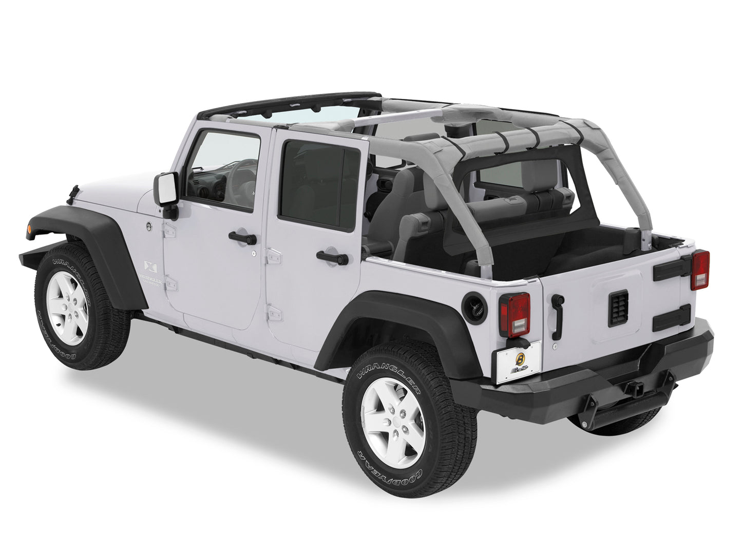 Standard Windjammer For Jeep 2003-2006 Wrangler TJ Black Diamond Bestop