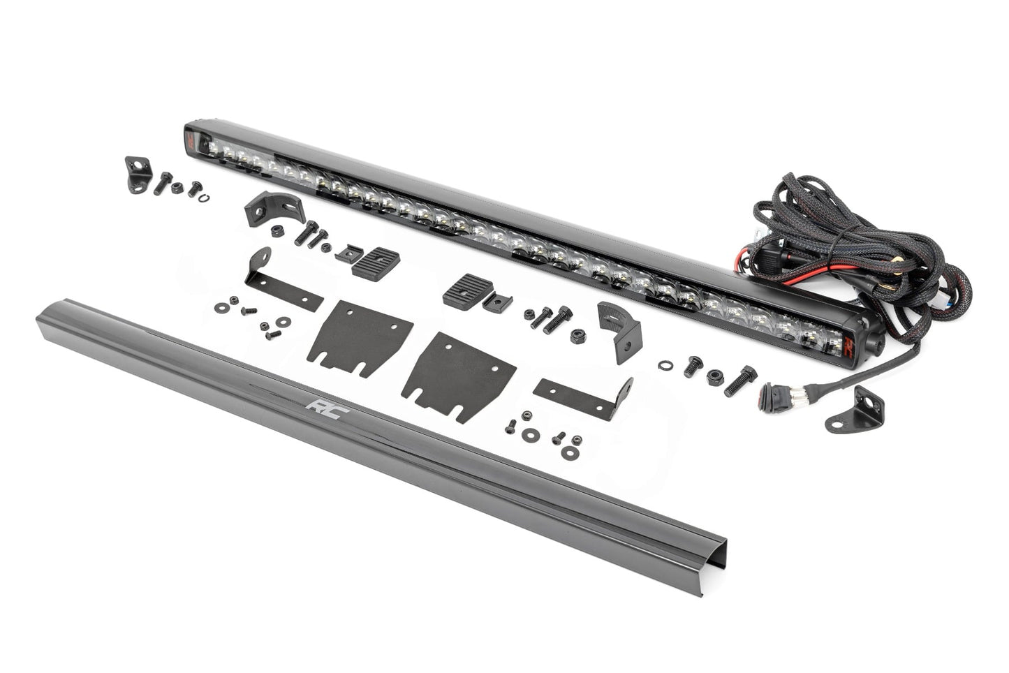 LED Hood Kit 30 Inch Spectrum Series Jeep Gladiator JT/Wrangler JL (18-26) Rough Country