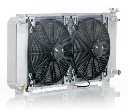 Radiator Module Direct-Fit Natural Finish for 88-99 Chevrolet/GM C/K 1500/2500/3500 Pickups w/Std Trans Radiator Be Cool