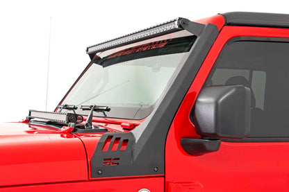 LED Light Kit Windshield 50 Inch Spectrum Dual Row Jeep Gladiator JT/Wrangler JL (18-26) Rough Country-1