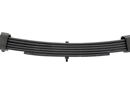 Front Leaf Springs 2.5 Inch Lift Pair Jeep CJ5/CJ7 5 4WD (1976-1983) Rough Country-2
