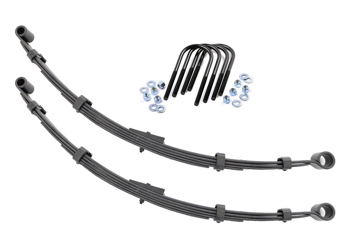Rear Leaf Springs 2.5 Inch Lift Pair Jeep CJ5/CJ7 7 4WD (1976-1986) Rough Country