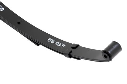 Front Leaf Springs 2.5 Inch Lift Pair Jeep Wrangler YJ 4WD (1987-1995) Rough Country-3