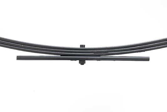 Front Leaf Springs 2.5 Inch Lift Pair Jeep Wrangler YJ 4WD (1987-1995) Rough Country-1