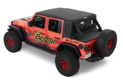 Jeep Wrangler Halftop Soft Top Conversion Kit For Jeep 2018-2023 Wrangler JL 4 Door Bestop-5