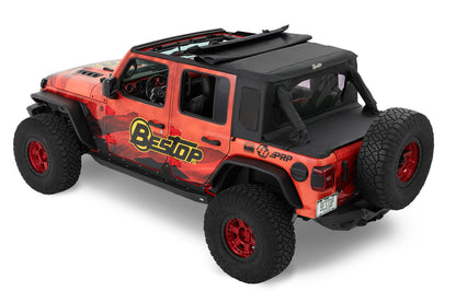 Jeep Wrangler Halftop Soft Top Conversion Kit For Jeep 2018-2023 Wrangler JL 4 Door Bestop-8