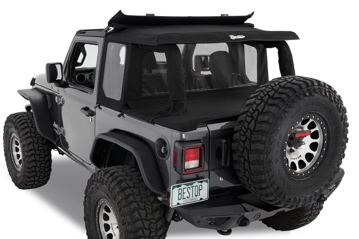 Bestop Jeep Wrangler Halftop Soft Tops For Jeep 2018-Current Wrangler JL 2 Door Bestop