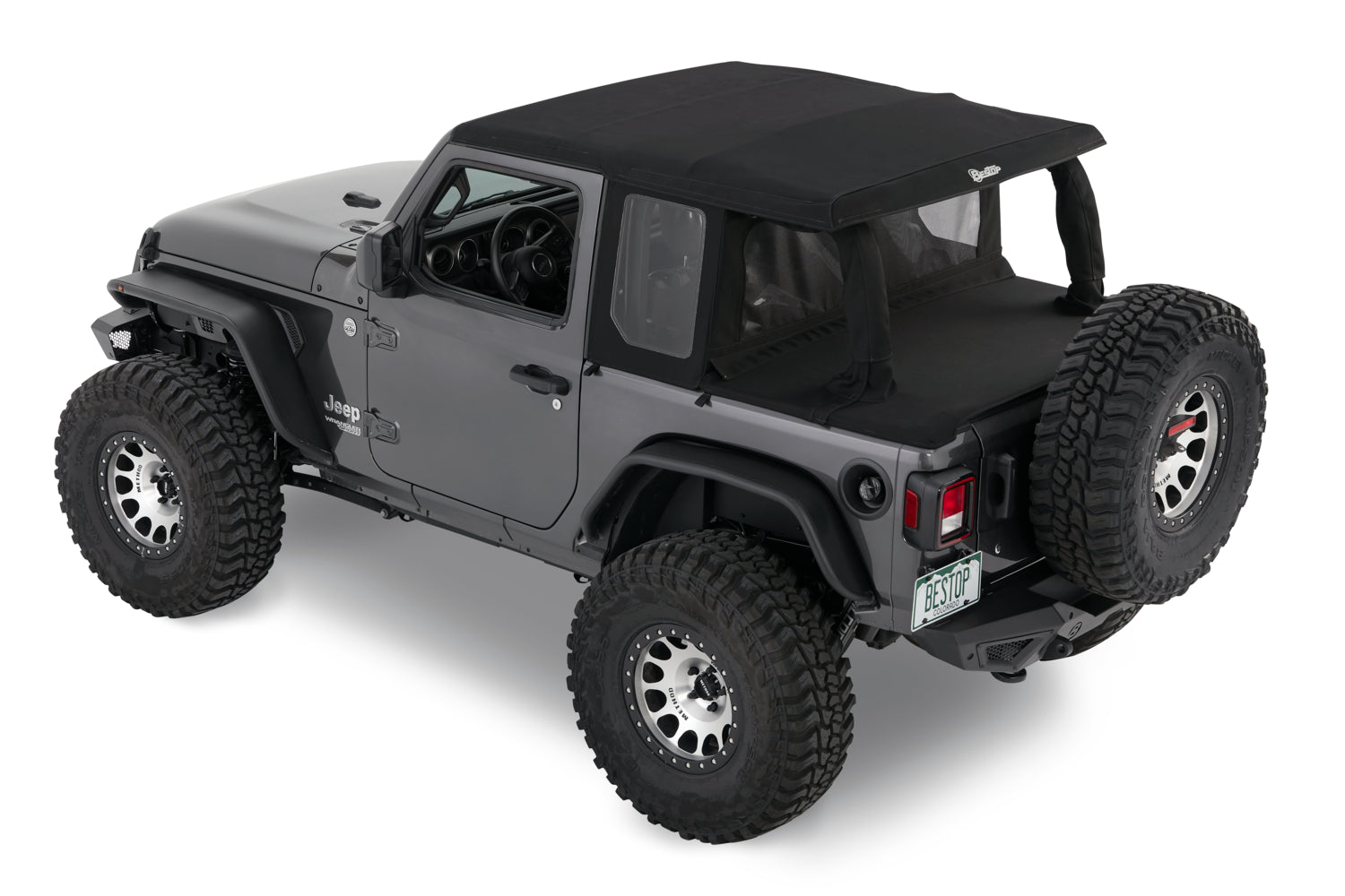 Bestop Jeep Wrangler Halftop Soft Tops For Jeep 2018-Current Wrangler JL 2 Door Bestop