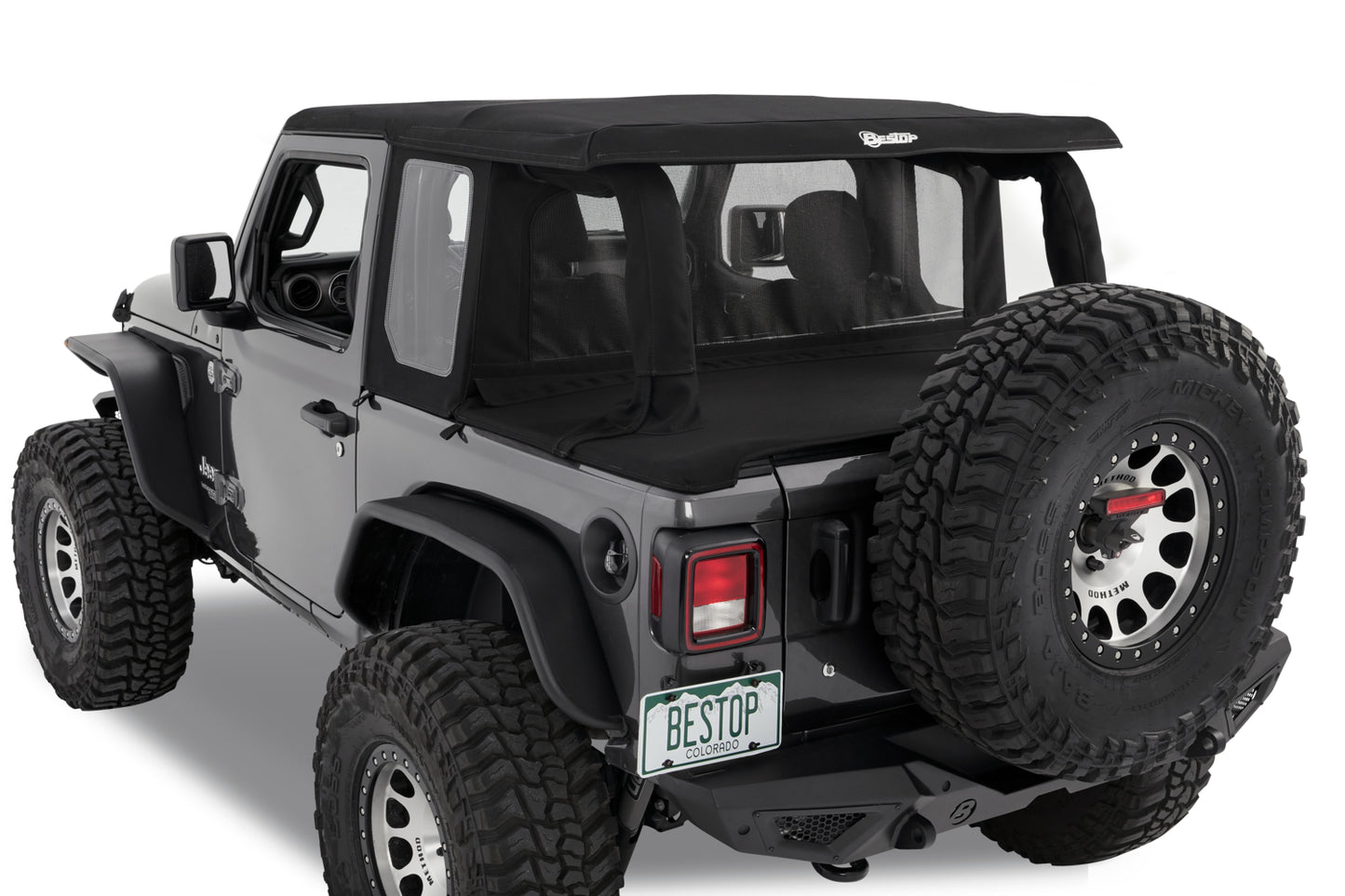 Bestop Jeep Wrangler Halftop Soft Tops For Jeep 2018-Current Wrangler JL 2 Door Bestop
