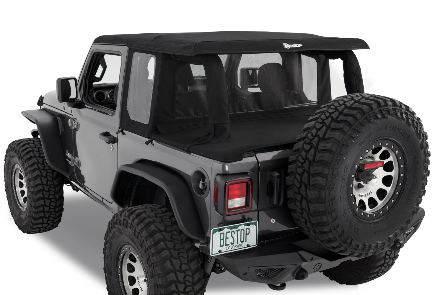 Bestop Jeep Wrangler Halftop Soft Tops For Jeep 2018-Current Wrangler JL 2 Door Bestop