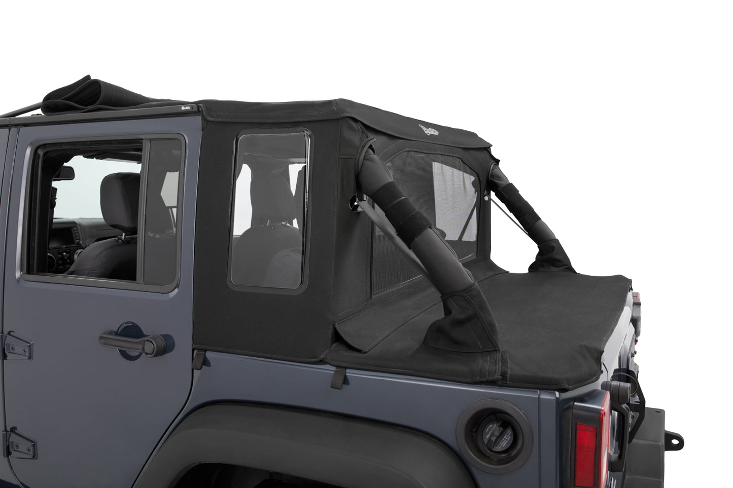 Bestop Jeep Wrangler Halftop Soft Top Conversion Kit For Jeep 2007-2018 Wrangler JK 4 Door Bestop