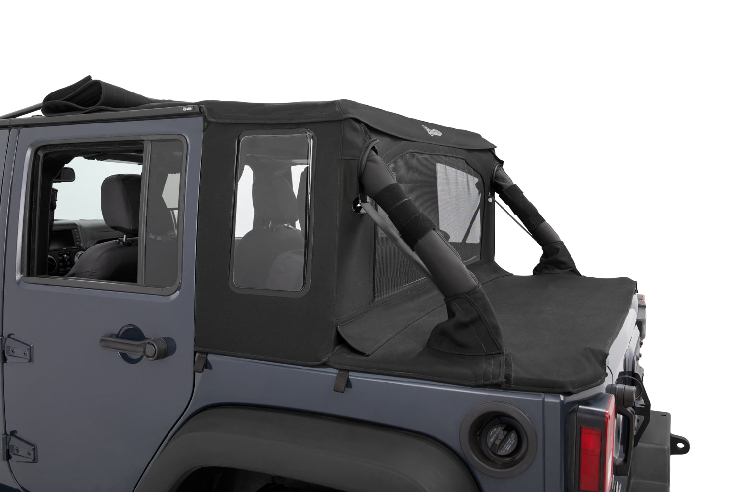 Bestop Jeep Wrangler Halftop Soft Top Conversion Kit For Jeep 2007-2018 Wrangler JK 4 Door Bestop