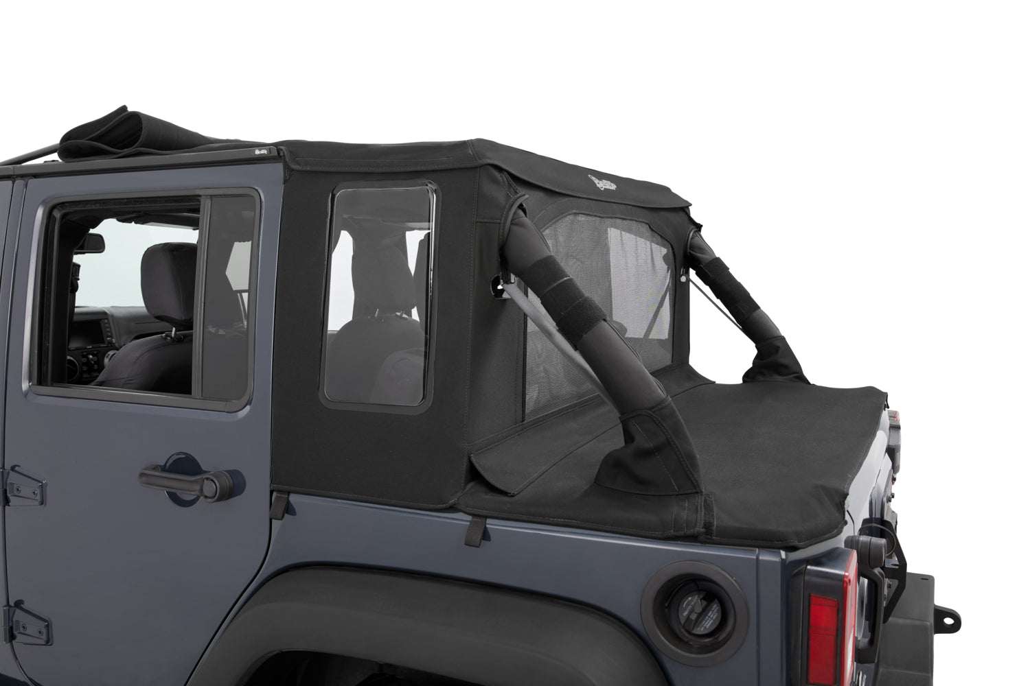 Bestop Jeep Wrangler Halftop Soft Top Conversion Kit For Jeep 2007-2018 Wrangler JK 4 Door Bestop