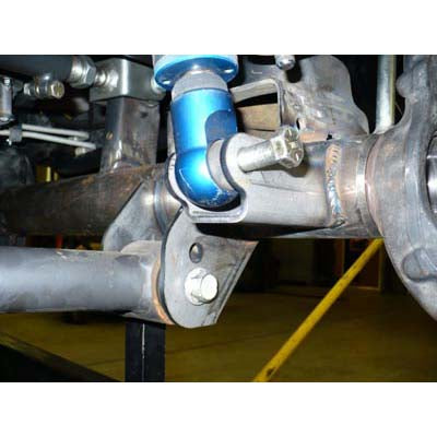 JK Front Axle HD Lower Shock Mounts 2.5 Inch OD Tube 07-18 Wrangler JK/JKU Synergy MFG-1