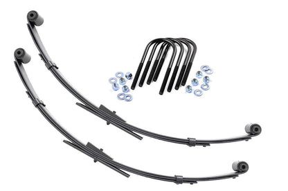 Rear Leaf Springs 2.5 Inch Lift Pair Jeep Wrangler YJ 4WD (1987-1995) Rough Country