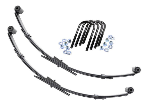 Rear Leaf Springs 2.5 Inch Lift Pair Jeep Wrangler YJ 4WD (1987-1995) Rough Country
