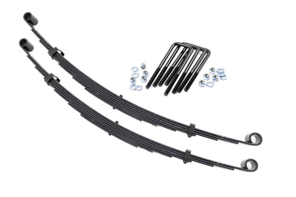 Front Leaf Springs 4 Inch Lift Pair Ford F-250 4WD (1977-1979) Rough Country