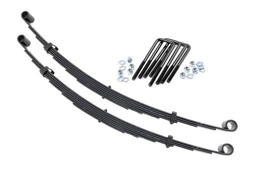 Rough Country Front Leaf Springs 4 Inch Lift Pair 77-79 Ford F-250 4WD Rough Country