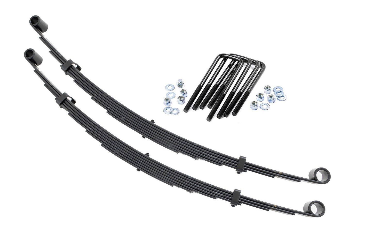 Front Leaf Springs 4 Inch Lift Pair Ford F-250 4WD (1977-1979) Rough Country