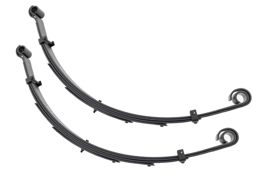 Front Leaf Springs 6 Inch Lift Pair Jeep Wrangler YJ 4WD (1987-1995) Rough Country