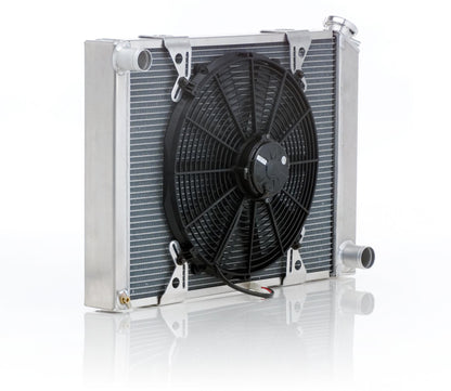 Radiator Module Direct-Fit Natural Finish for 87-04 Jeep Wrangler w/Std Trans Radiator Be Cool-2