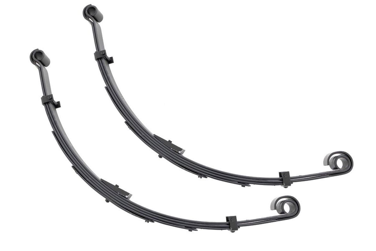 Rear Leaf Springs 6 Inch Lift Pair Jeep Wrangler YJ 4WD (1987-1995) Rough Country