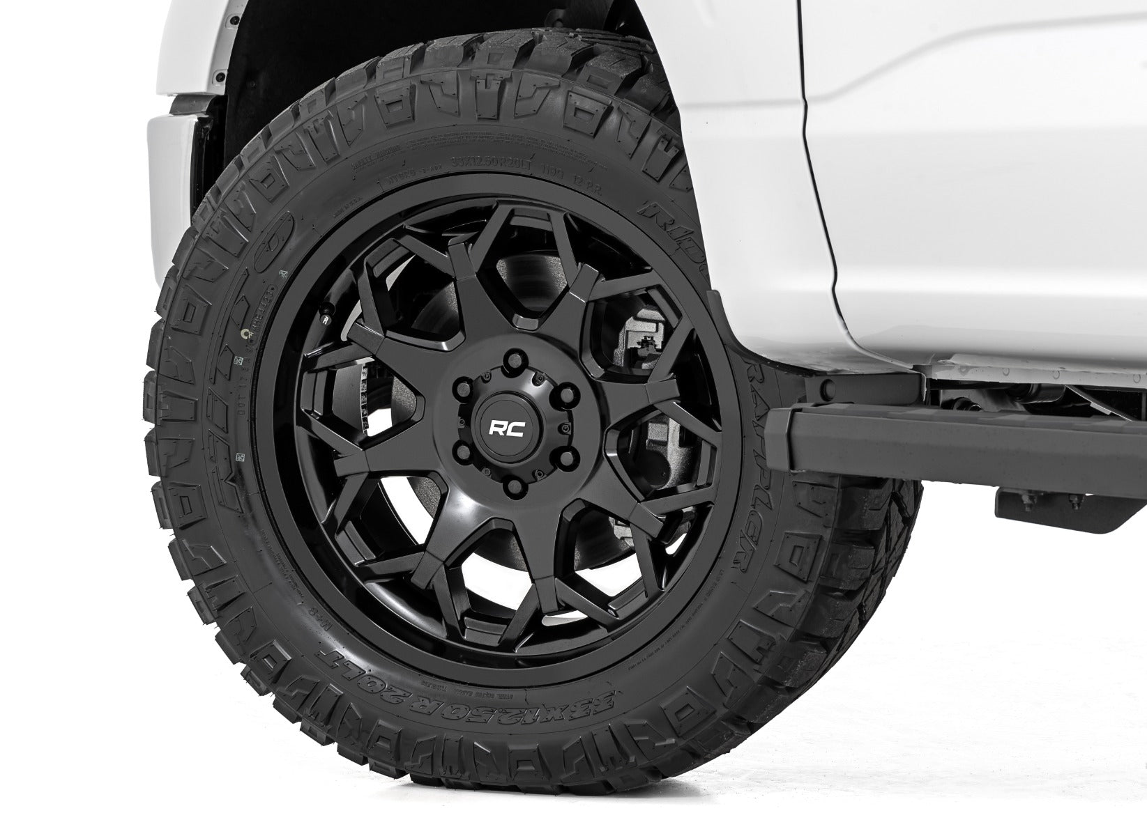 80 Series Wheel One-Piece Semi Gloss Black 20x10 Rough Country-5