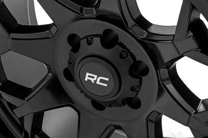 80 Series Wheel One-Piece Semi Gloss Black 20x10 Rough Country-33