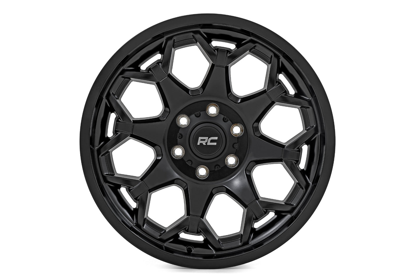 80 Series Wheel One-Piece Semi Gloss Black 20x10 Rough Country-13