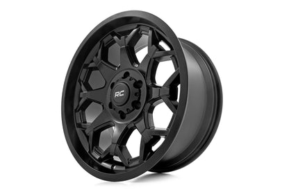 80 Series Wheel One-Piece Semi Gloss Black 20x10 Rough Country-38