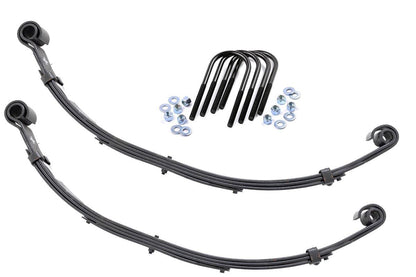 Rear Leaf Springs 4 Inch Lift Pair Jeep CJ5/CJ7 5 4WD (1976-1983) Rough Country