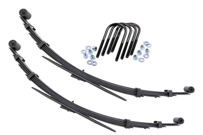 Rear Leaf Springs 3 Inch Lift Pair Jeep Grand Wagoneer/J10 Truck/J20 Truck/Wagoneer 4WD Rough Country