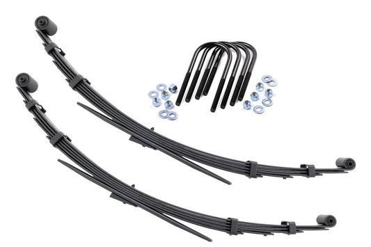 Rear Leaf Springs 3 Inch Lift Pair Jeep Grand Wagoneer/J10 Truck/J20 Truck/Wagoneer 4WD Rough Country