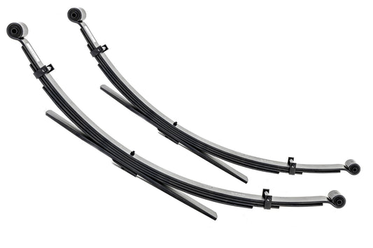 Rear Leaf Spings 4 Inch Lift Pair Ford Bronco/F-150 4WD (1980-1996) Rough Country