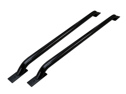 Truck Bed Side Rail 36 Inch Universal Multi Fit (With Base Plates) Black Powdercoat Go Rhino