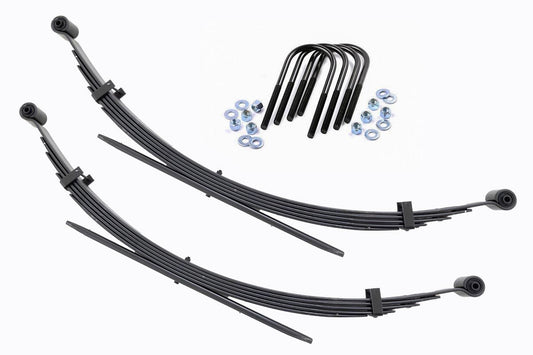 Rough Country Rear 56 Inch Leaf Springs 2 Inch Lift Pair 77-87 Chevy/GMC C20/K20 C25/K25 Truck 4WD Rough Country