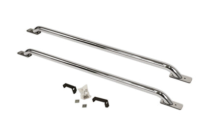 Stake Pocket Bed Rail Chrome 2014-2018 Silverado/Sierra 1500 Go Rhino-1