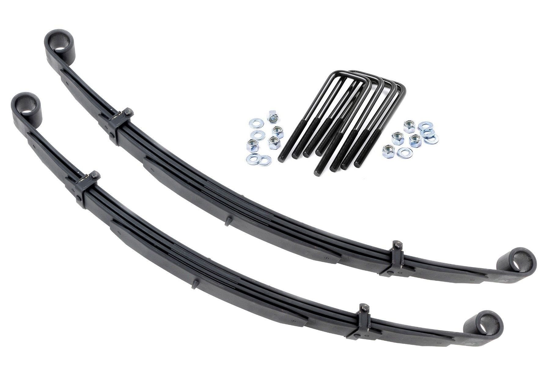 Rough Country Front Leaf Springs 4 Inch Lift Pair 80-97 Ford F-250 4WD Rough Country